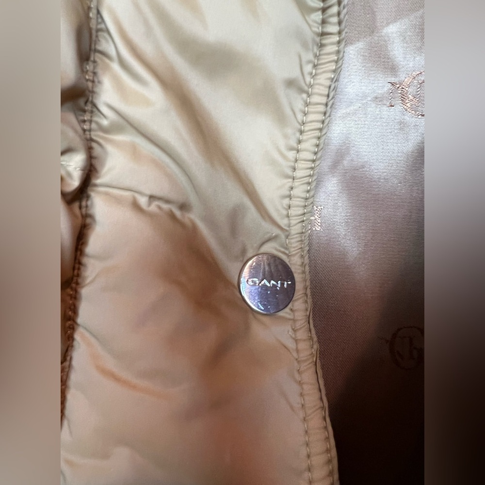 GANT Cloud Down Vest in Cocao Brown Size Small NWOT - Picture 7 of 13